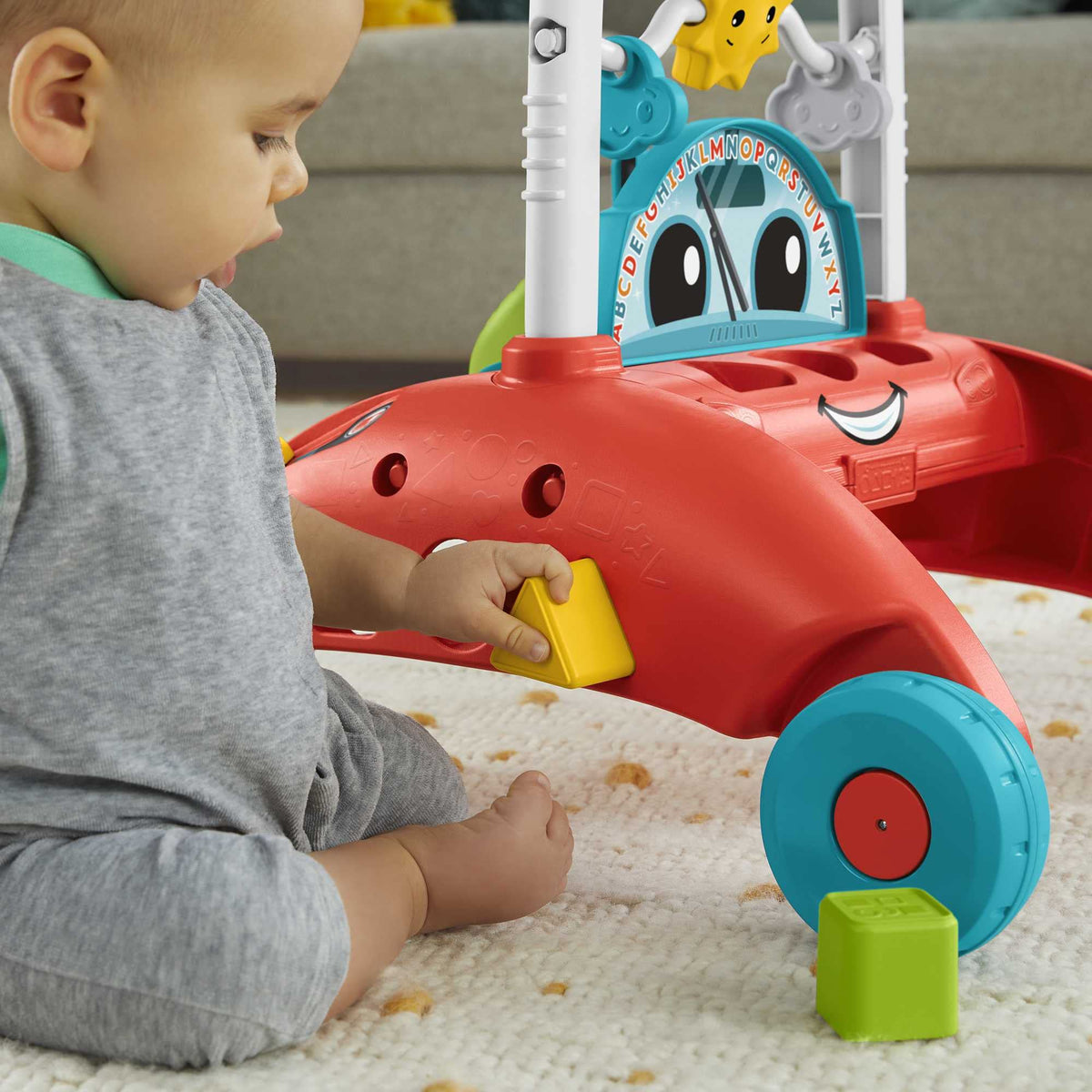 2-Sided Steady Speed Baby Walker with Learning Songs and Sounds N313489