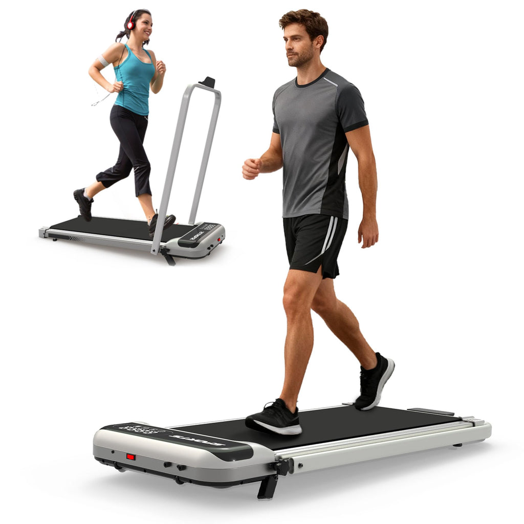 3 in 1 Compact Under Desk Treadmill with Handle Bar F6322