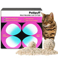 Clumping Cat Litter 99.9% Dust Free Flushable Mixed Tofu and Bentonite Odor Control 16.8lb K234