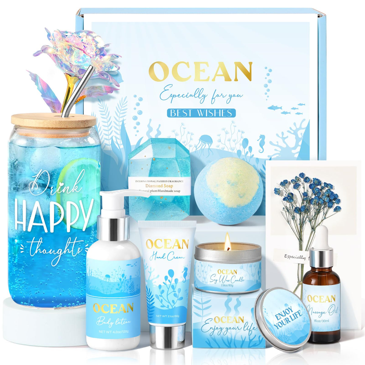 Spa Gift Baskets Bath and Body Gift Set U73283
