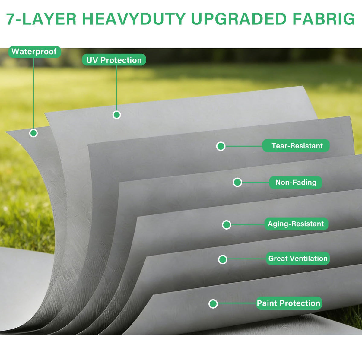 Fiberglass Travel Trailer Cover, Waterproof Camper Cover, RV Cover O5299