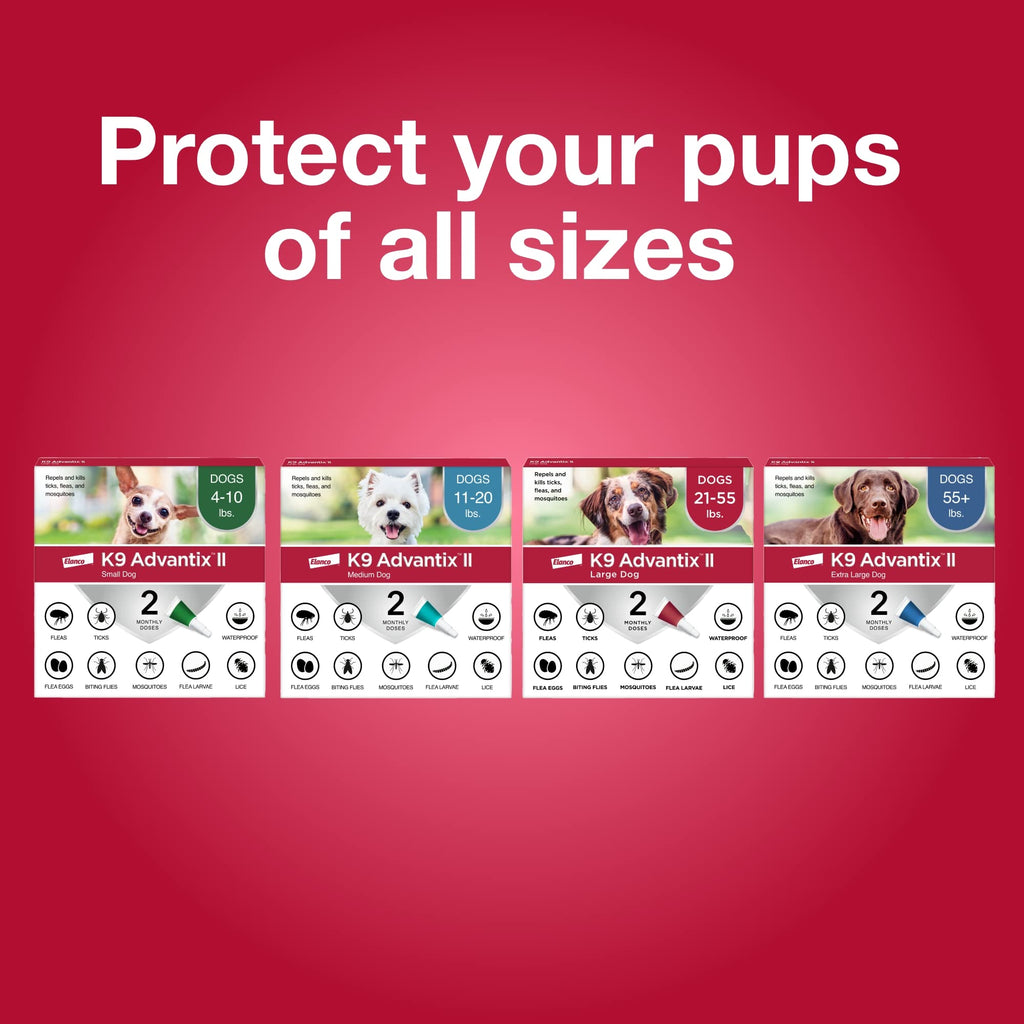 Flea, Tick & Mosquito Treatment & Prevention for Dogs 4-10 lbs M570