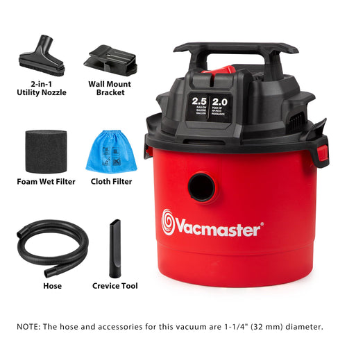 2.5-Gal Wall Mount Wet/Dry Vac G776344