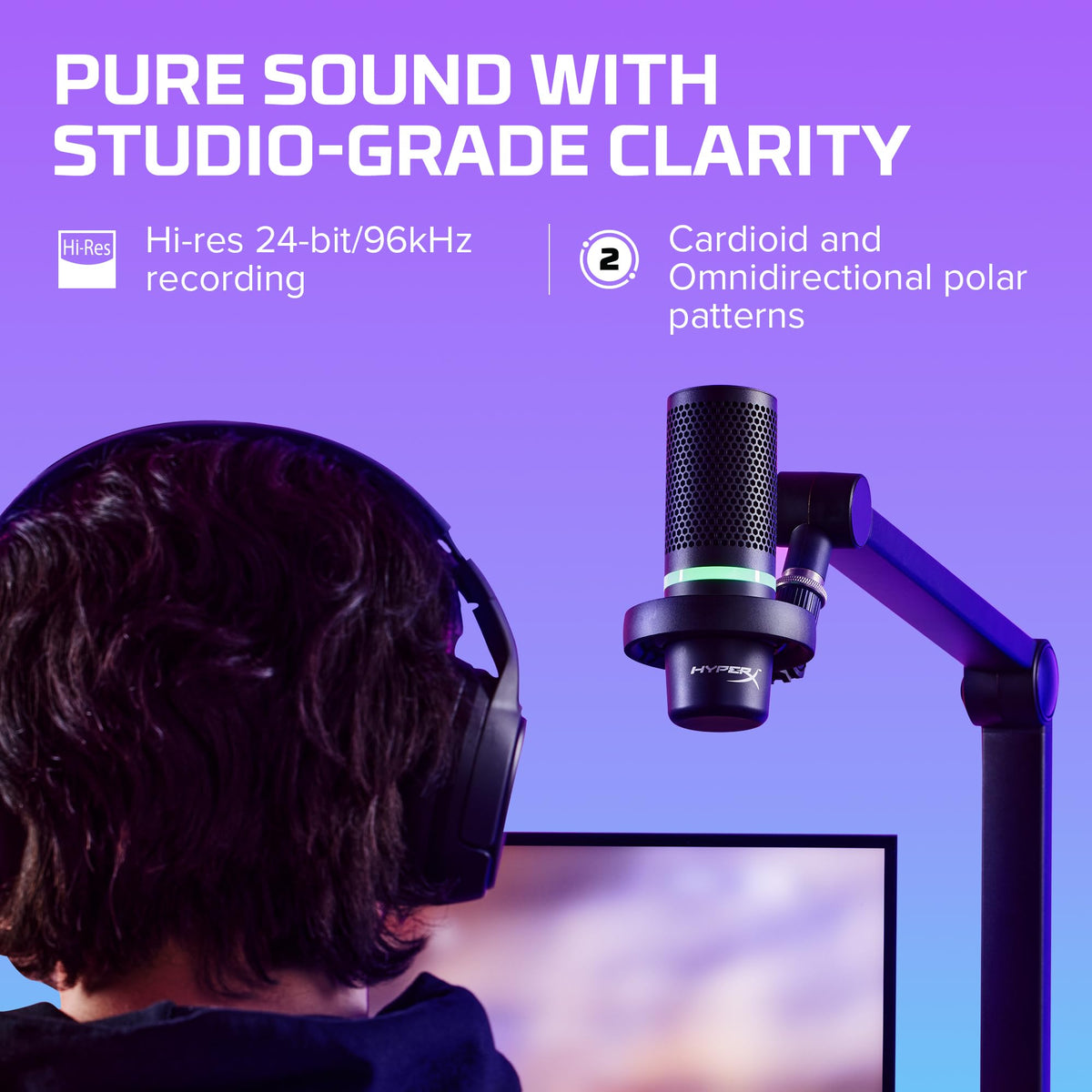 USB Condenser Microphone with Shock Mount O45370