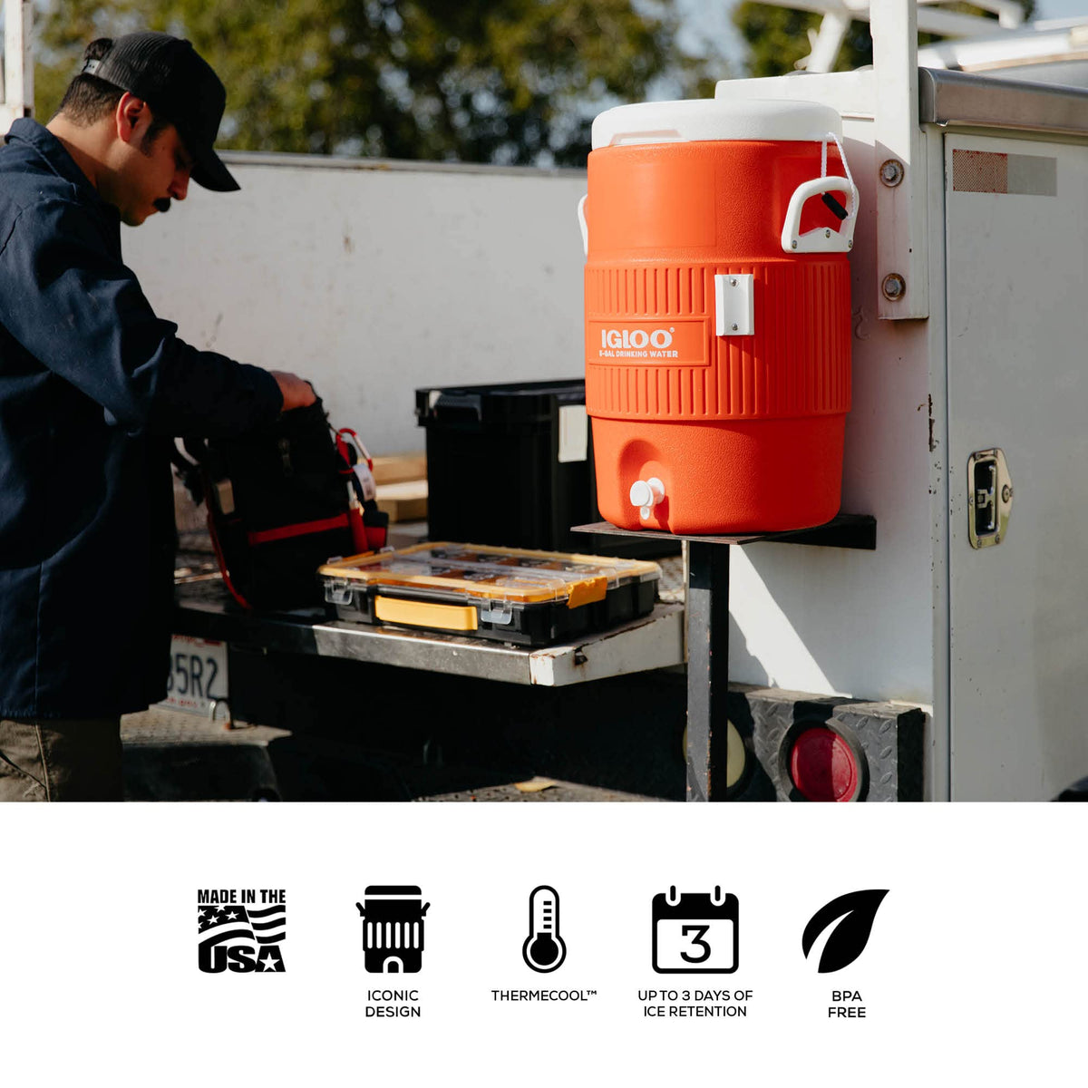 5 Gallon Insulated Portable Beverage Dispenser K408