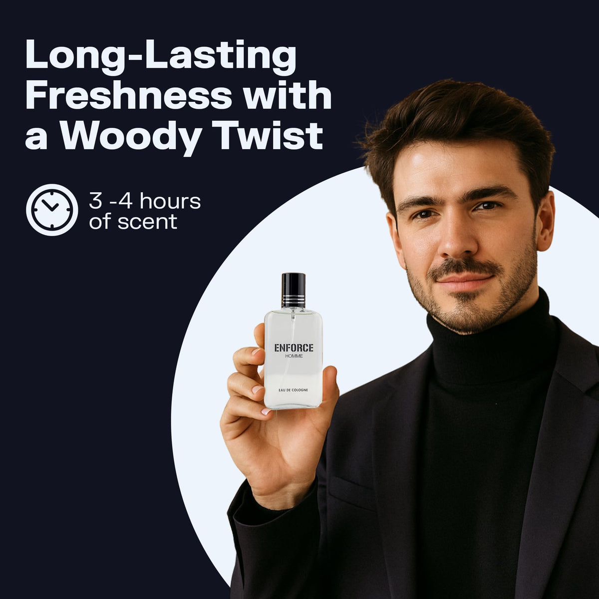Eau de Toilette Spray Woody Sandalwood Citrus Musk 3.4 Fl Oz M683416