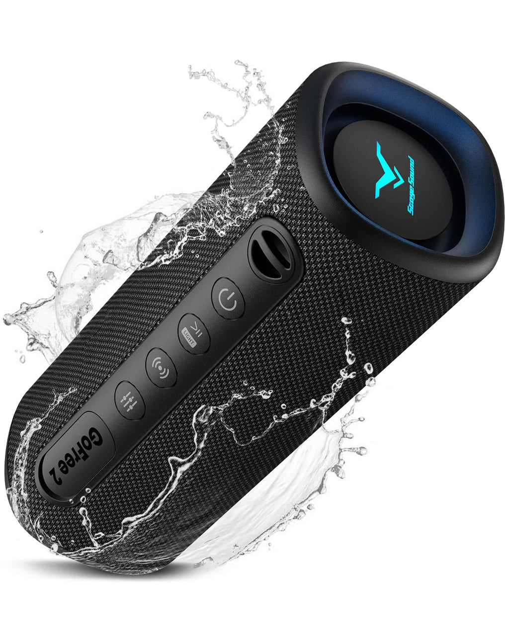 Portable Bluetooth Speaker IP67 Waterproof Black F578247