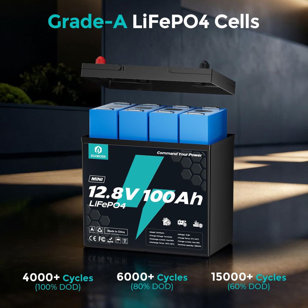 12V 100Ah Mini Lithium Battery O9302