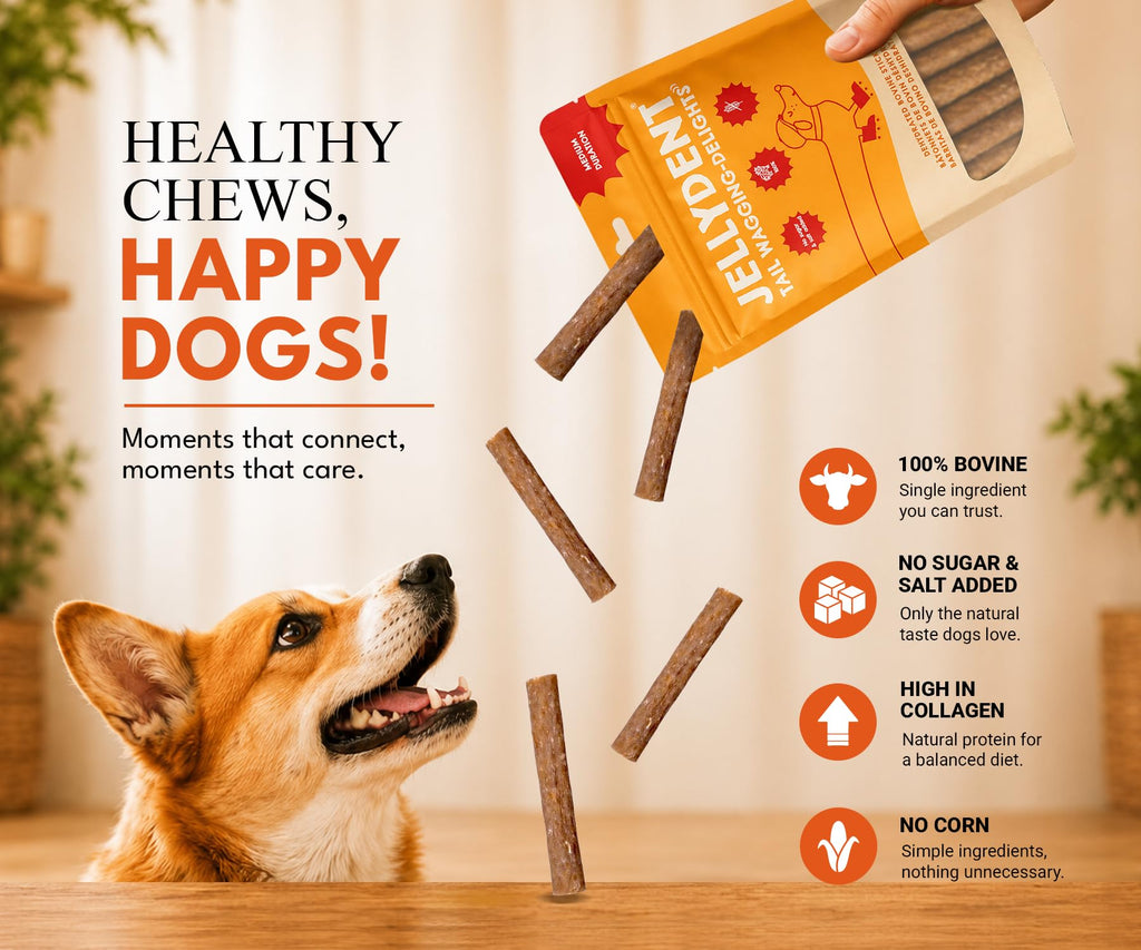 Single Ingredient Beef Collagen Dog Dental Chews 10 Count G697444