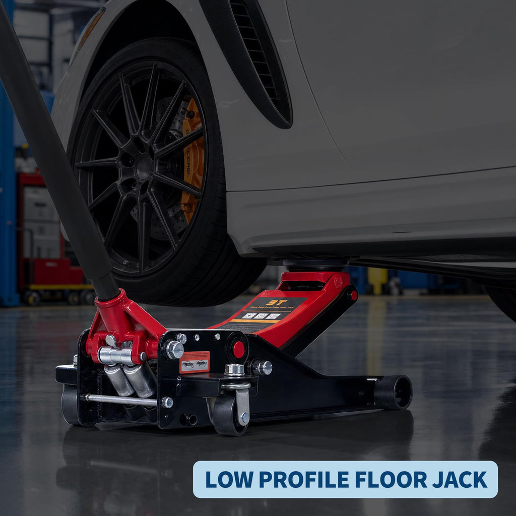 3 Ton Low Profile Steel Hydraulic Floor Jack F20570