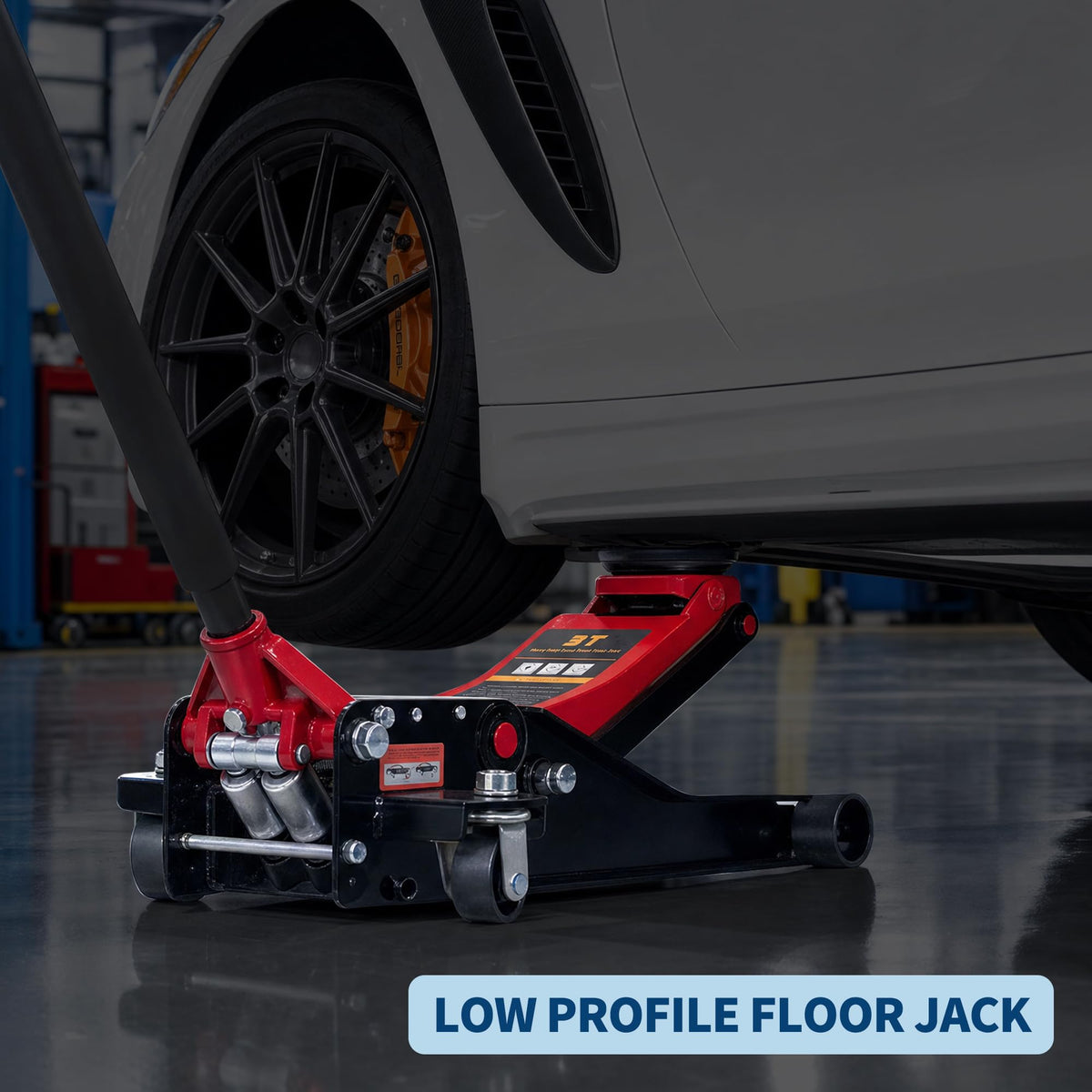 3 Ton Low Profile Steel Hydraulic Floor Jack F20570