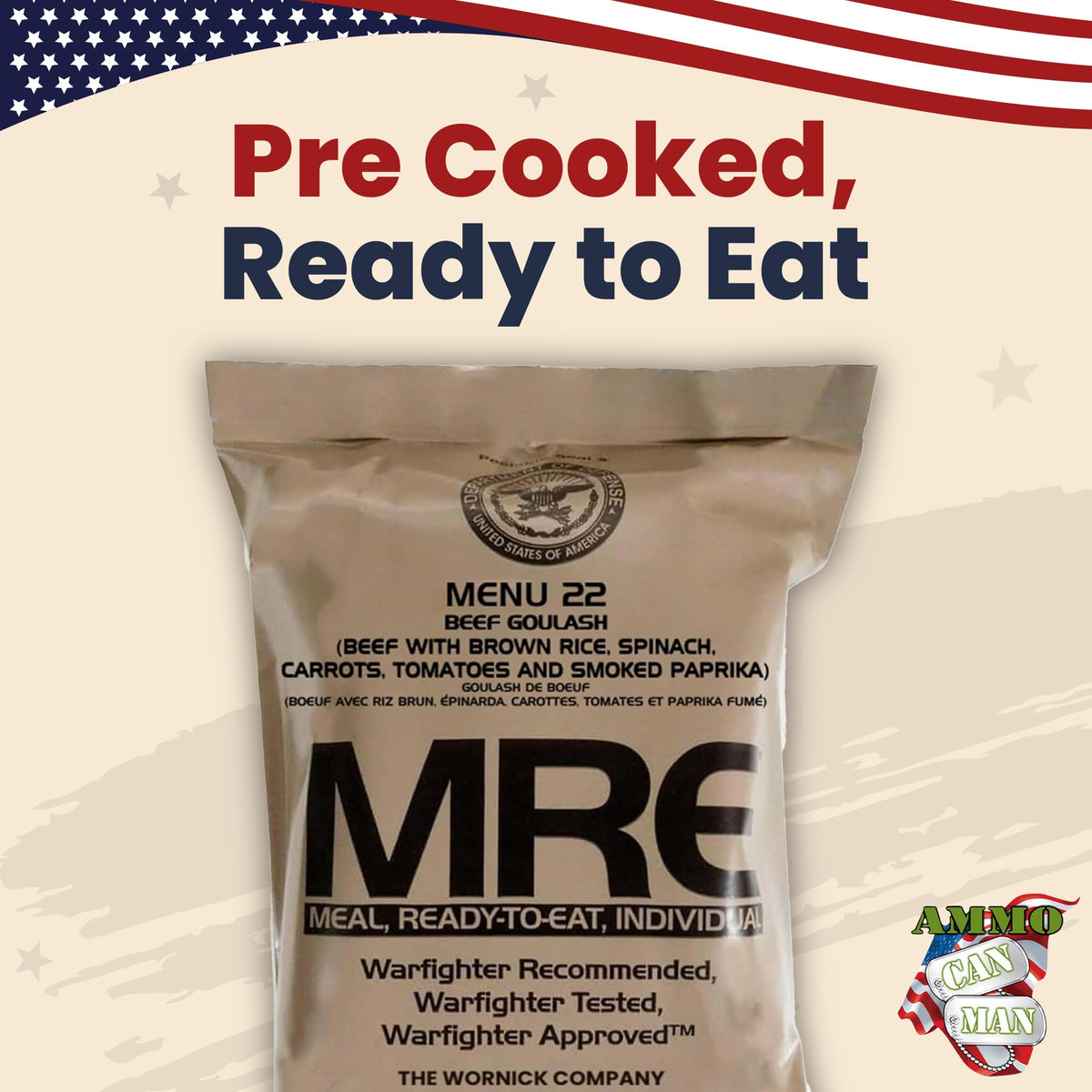 Military Surplus MRE Box Q58860