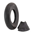 4.80/4.00-8" Ribbed Tread Pneumatic Tire and Inner Tube Set K241