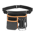 Genuine Leather Tool Belt with Multi Pockets E6339