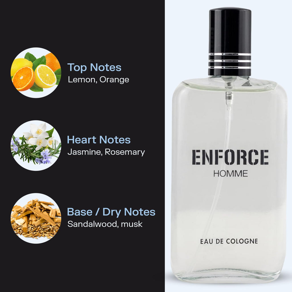 Eau de Toilette Spray Woody Sandalwood Citrus Musk 3.4 Fl Oz M683416