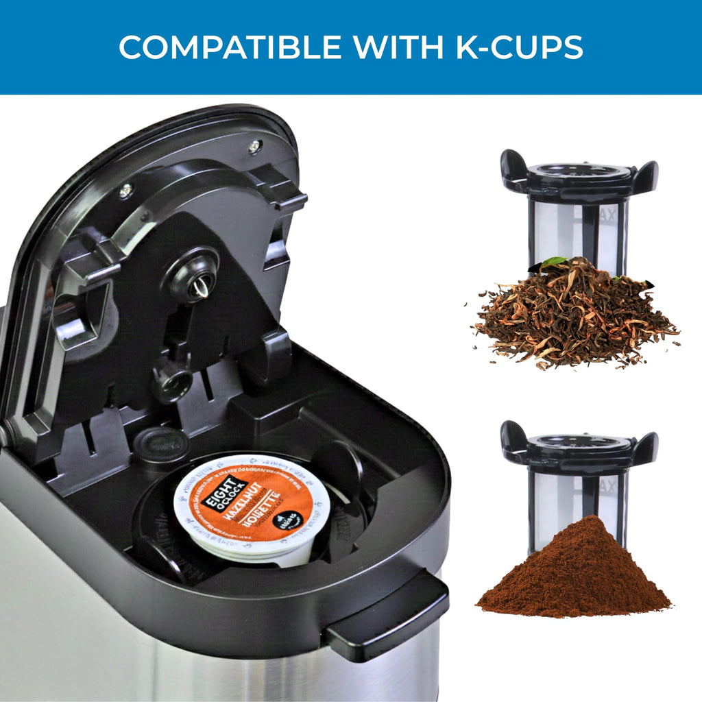Single Serve Coffee Maker 6–12 Oz Black F1028
