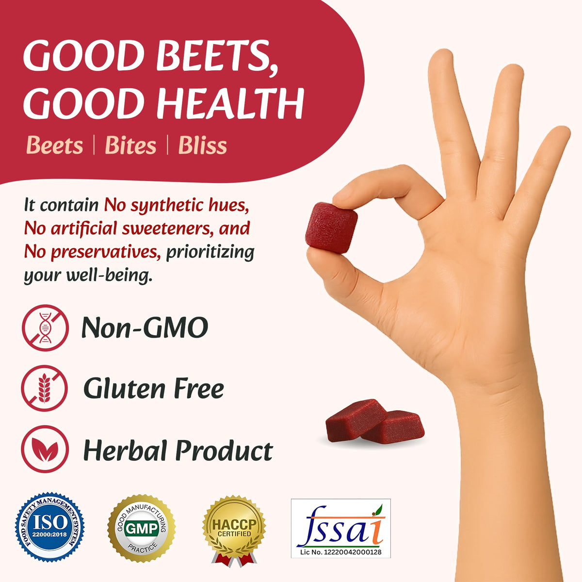 Non-GMO Grape Seed Extract & Beet Powder Soft Chews I887110