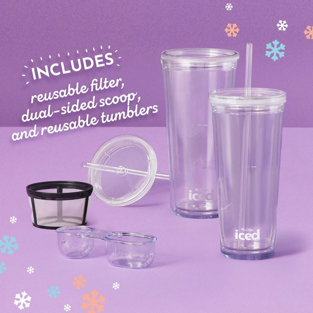 3-in-1 Single-Serve Iced and Hot Coffee/Tea Maker with Blender, Black R9318