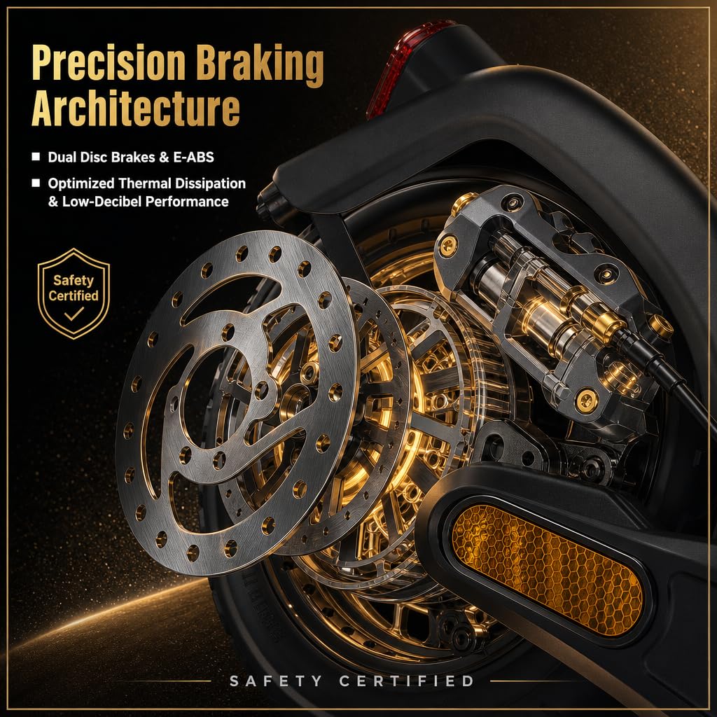 Electric Scooter, 28 MPH, 1000W, 38-Mile Range I68694