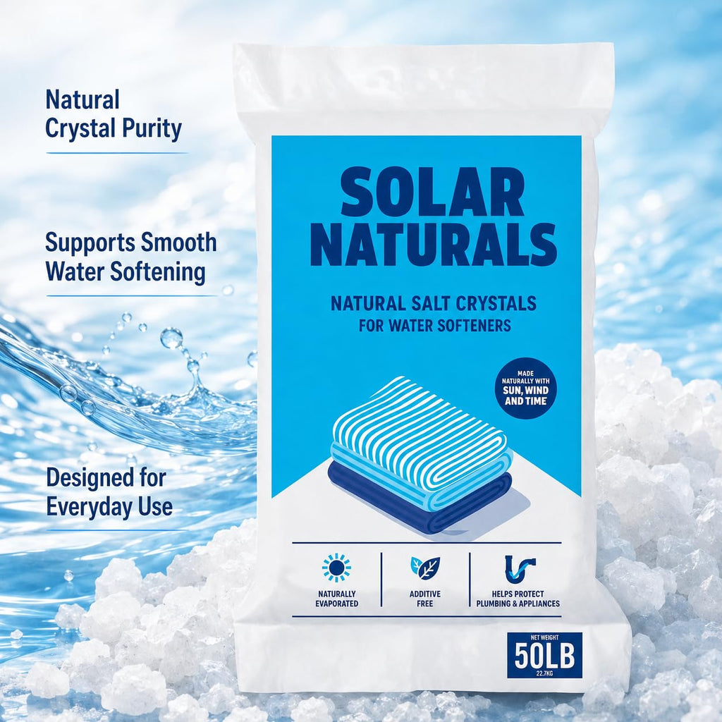 Natural Salt Crystals for Water Softeners, 50 lb S789
