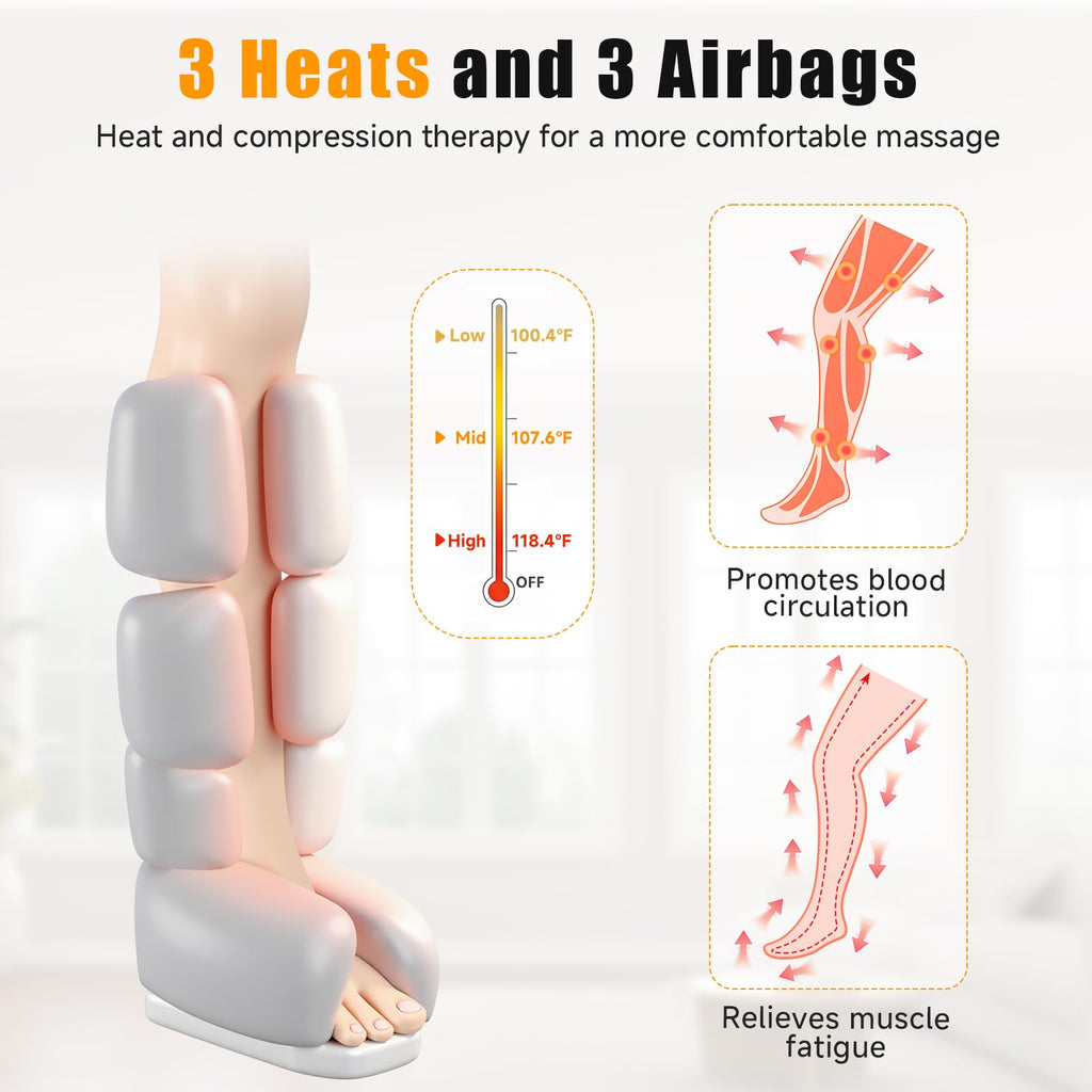 Leg Compression Massager with Heat K991585