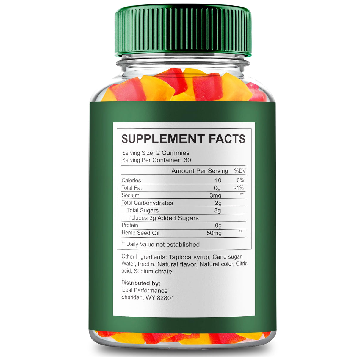 Maximum Strength All Natural Hemp Gummies 5 Pack F40371