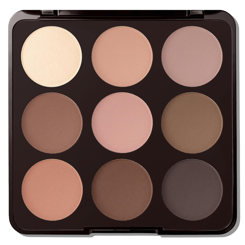 Neutral Nude 9 Colors Matte Eyeshadow Palette with Mirror Z41160