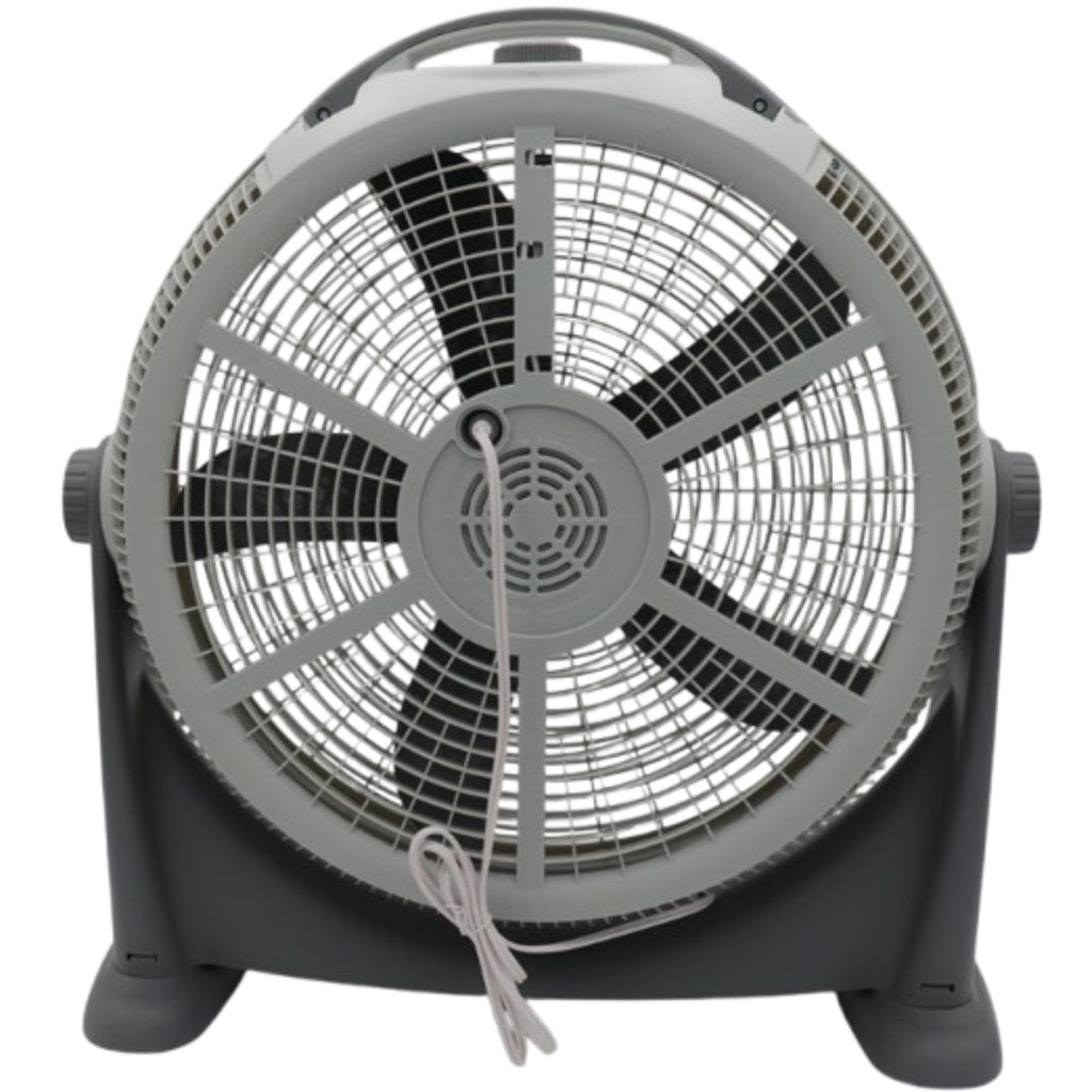 20 Inch High Velocity Fan, 3 Speed, White/Gray Y962409
