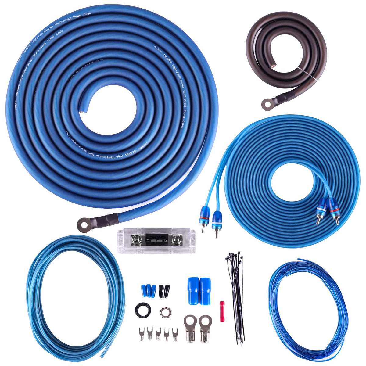 1/0 Gauge CCA Amplifier Installation Wiring Kit Y737