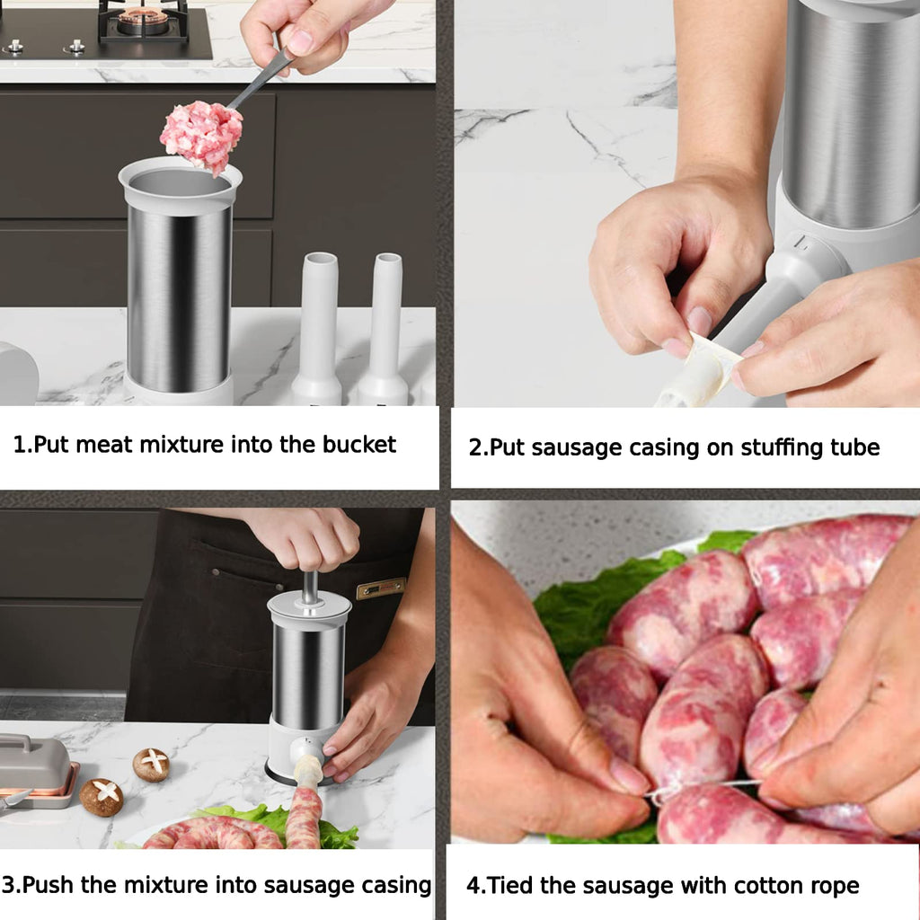 Sausage Stuffer Machine with 4 Stuffing Tubes D650990