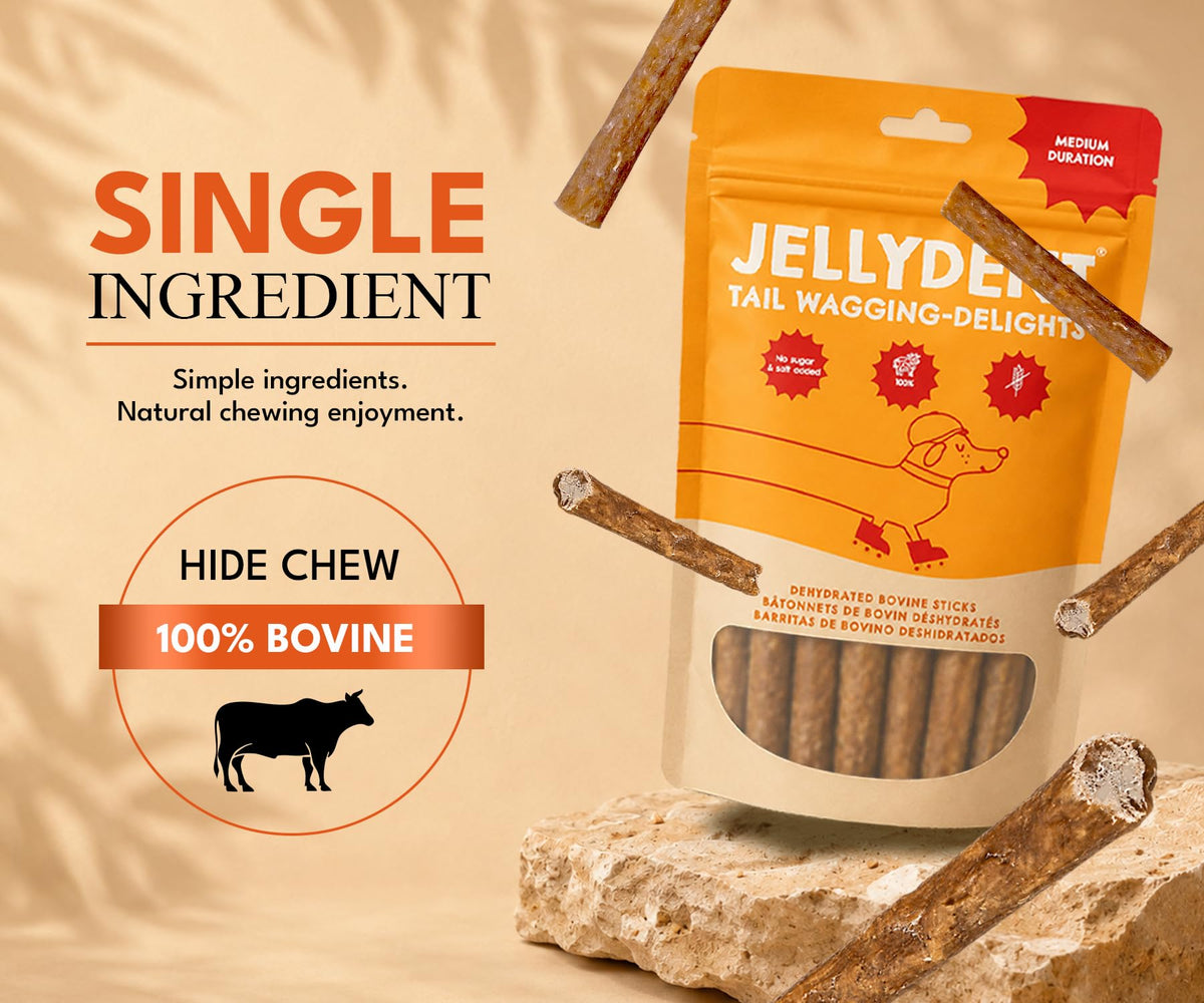Single Ingredient Beef Collagen Dog Dental Chews 10 Count G697444