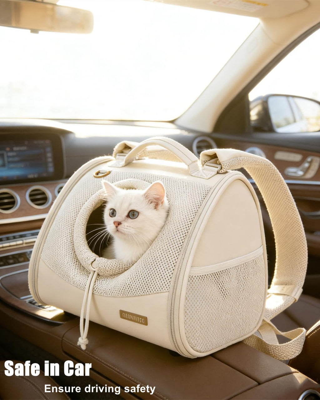 Adjustable Ventilated Front Facing Small Dog Cat Carrier Backpack K8153