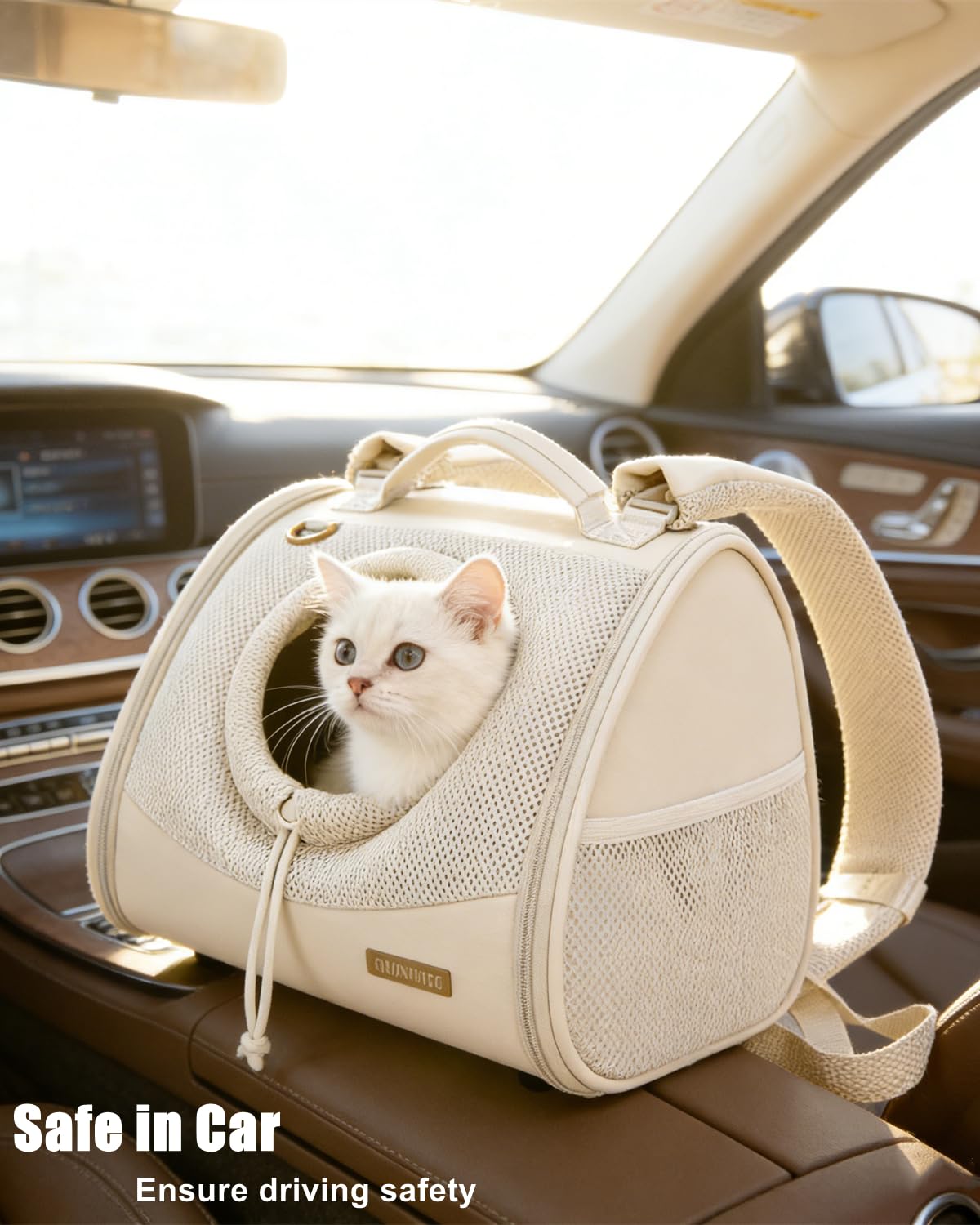 Adjustable Ventilated Front Facing Small Dog Cat Carrier Backpack K8153