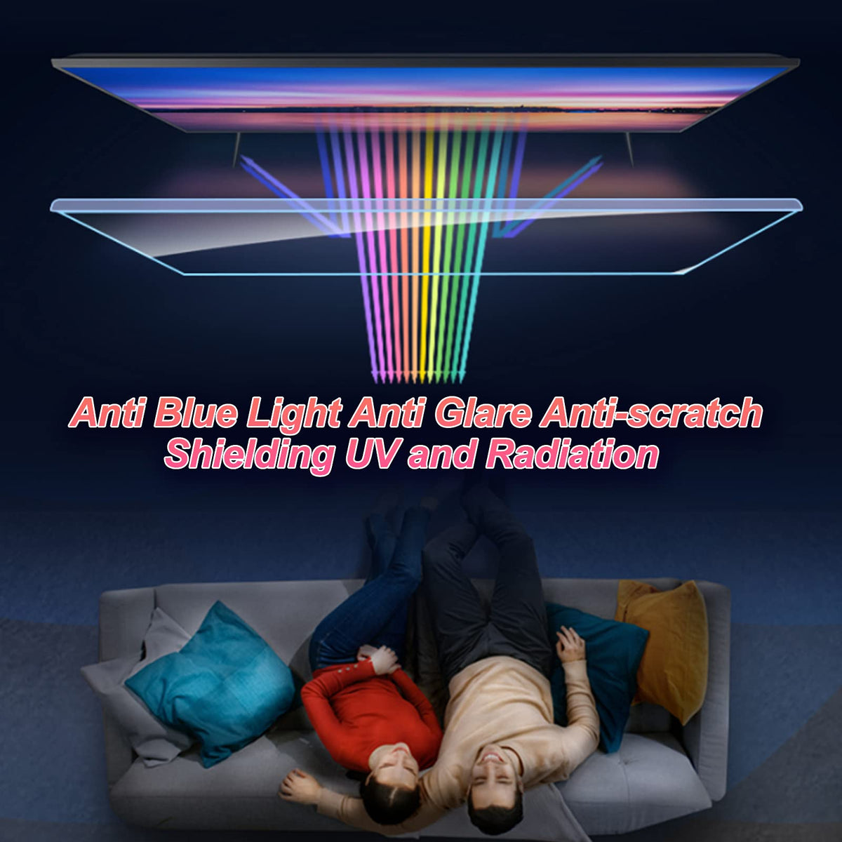 Anti Blue Light Screen Protector for 65/70/75 Inches TV N494