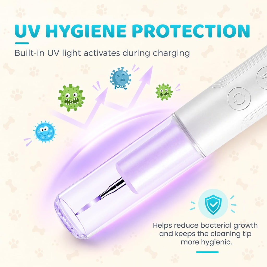 Dog Ultrasonic Tooth Cleaner with LED Light Q830