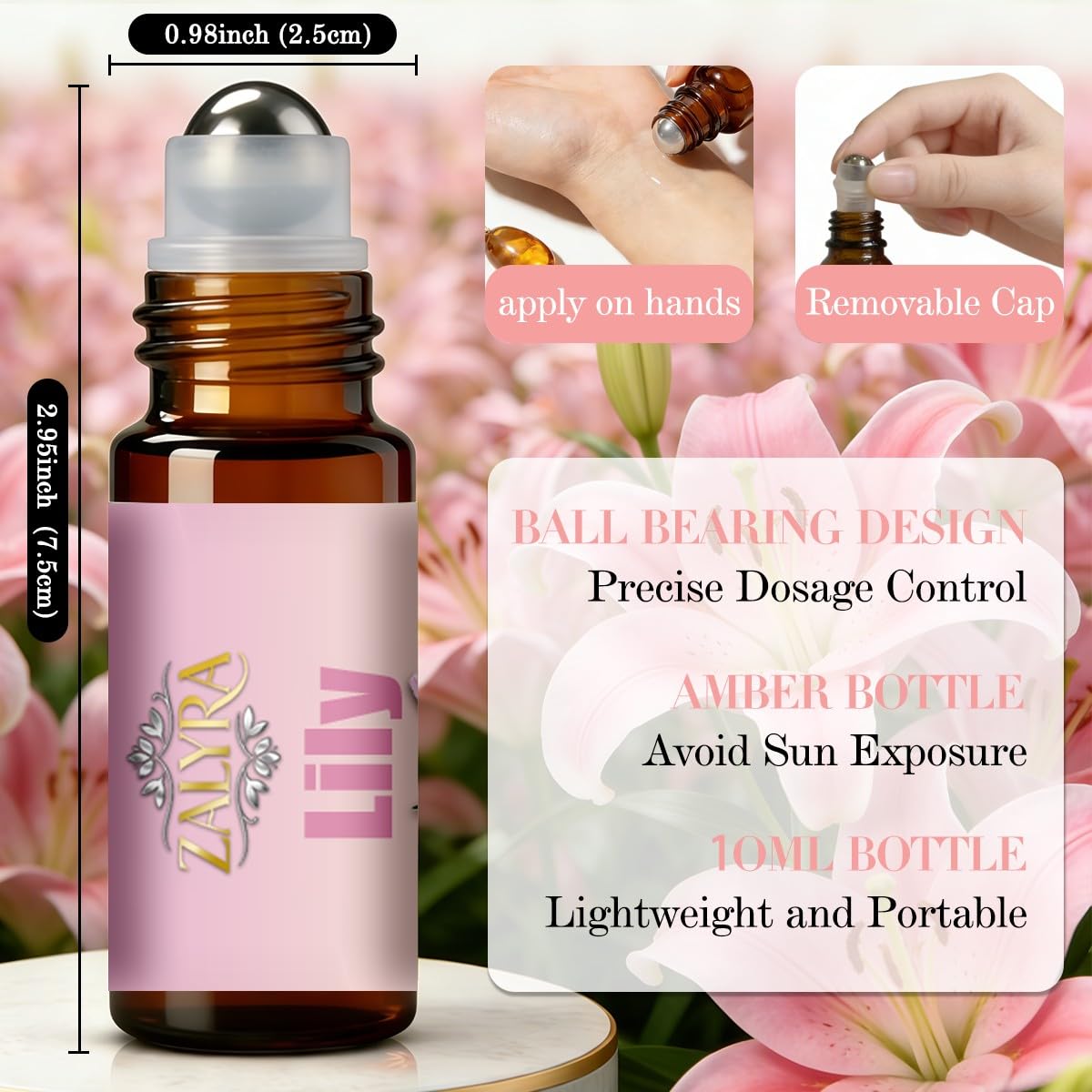 Lavender&Lily Essential Oil 4 Fl Oz+0.33 Fl Oz Z9914