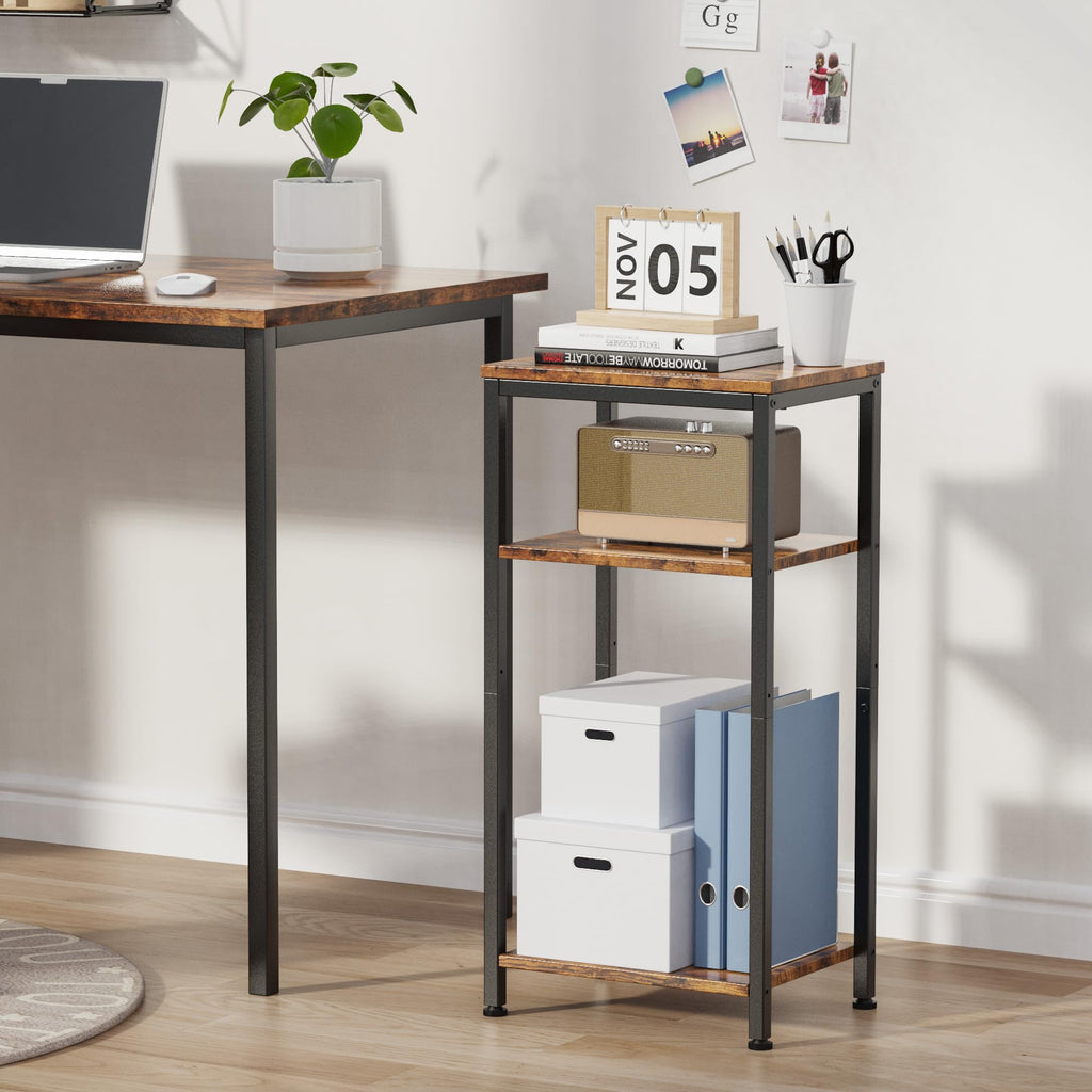 3 Tier End Table with Storage Shelves R439