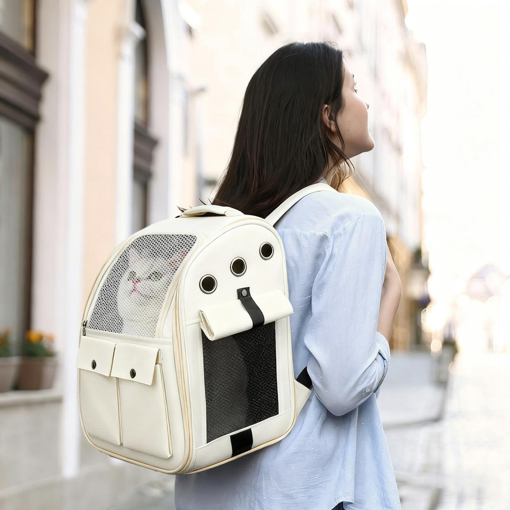 Ventilated Breathable Mesh Cat Carrier Backpack Z751