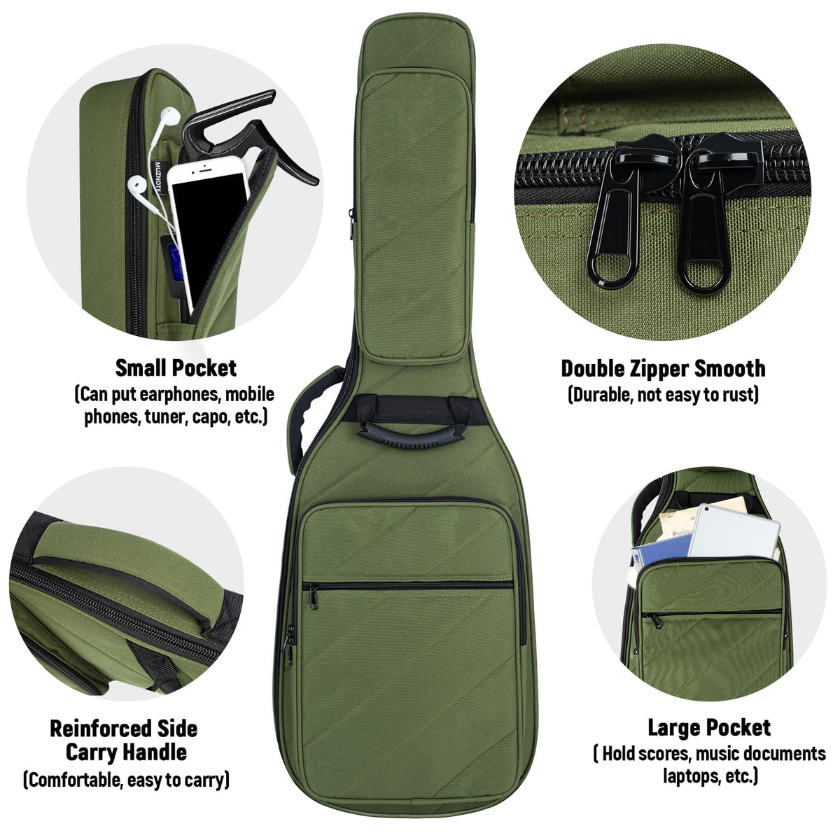 Electric Guitar Bag with 3 Pockets G770