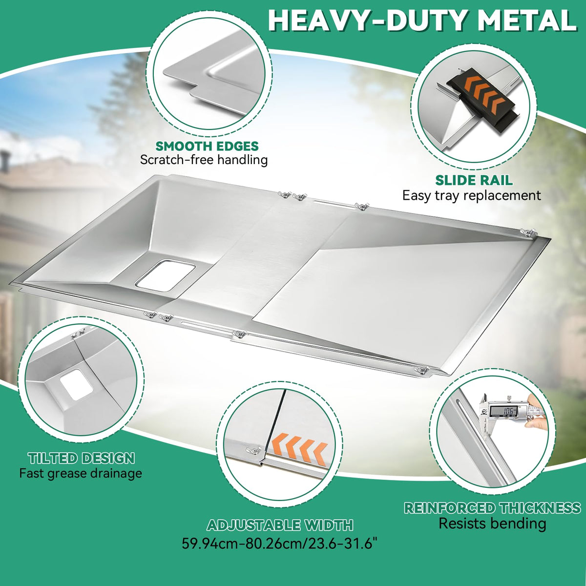 Universal Grease Tray with Catch Pan O37538