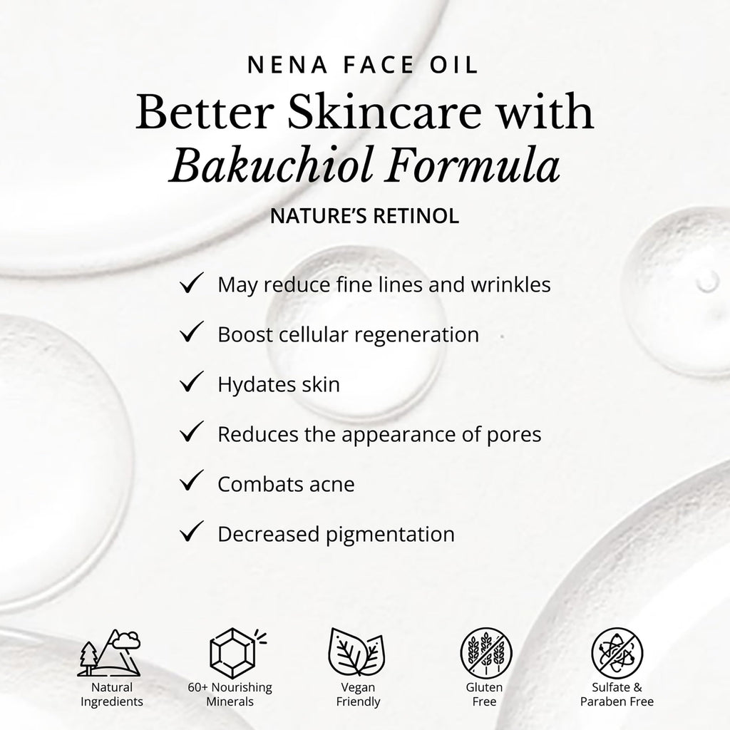 Bakuchiol and Vitamin E Face Oil 1 oz V853494