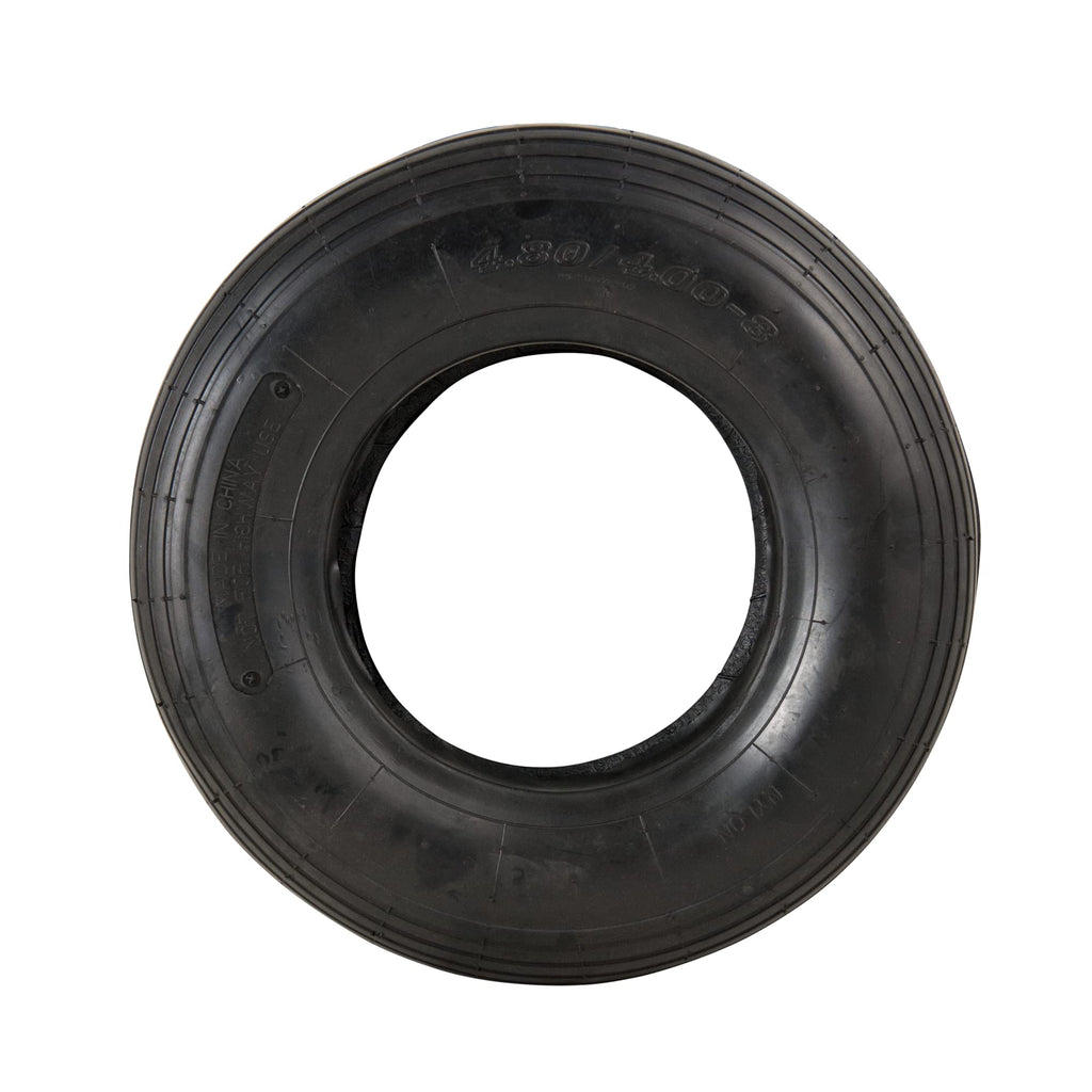 4.80/4.00-8" Ribbed Tread Pneumatic Tire and Inner Tube Set K241