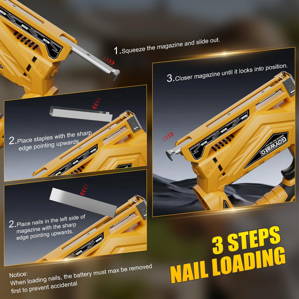 21V Cordless Staple Gun S13073