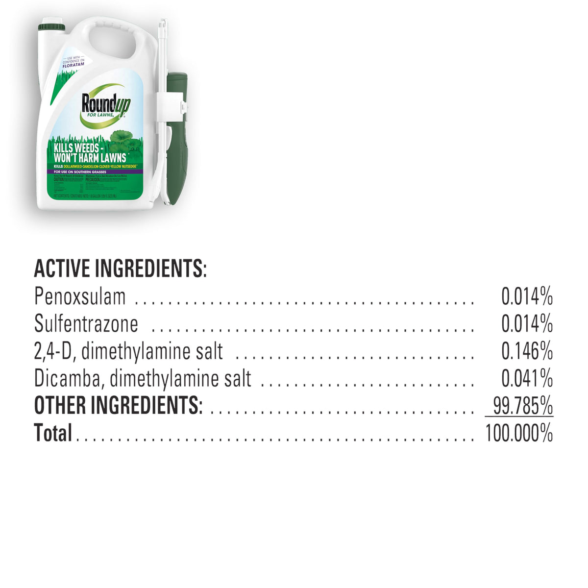 Roundup for Lawns4 Ready-to-Use 1 gal. X4924
