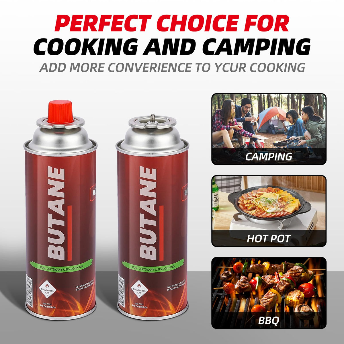 4 Pack Butane Fuel Canisters G73963