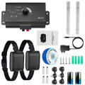 Electric Dog Fence System for 2 Dogs with 2 Waterproof Receiver Collars B826