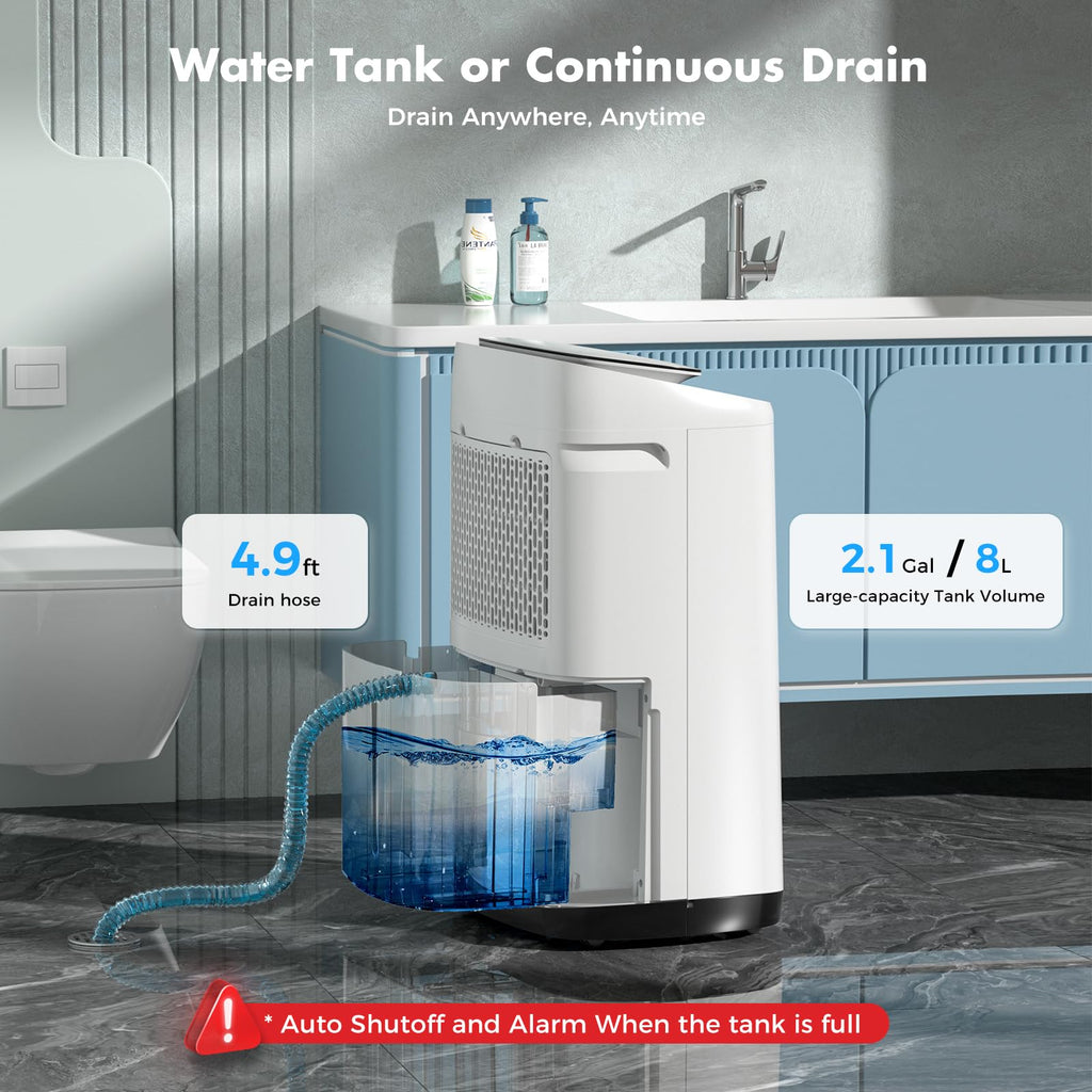 80 Pint Dehumidifier with Drain Hose K8239