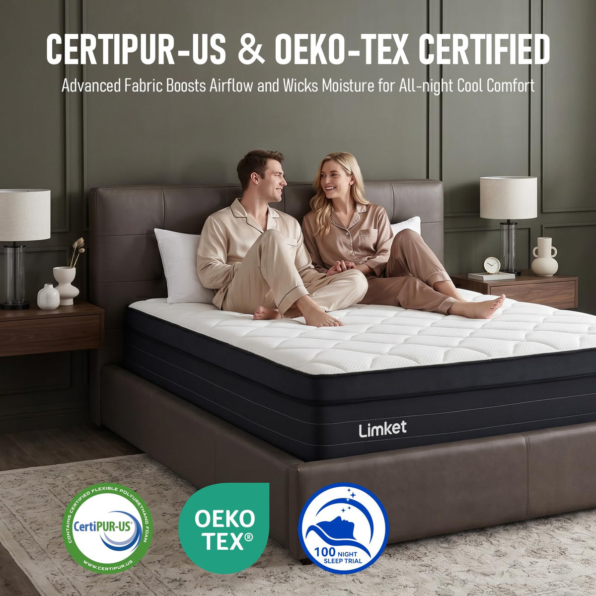 12 inch Hybrid Mattress J877