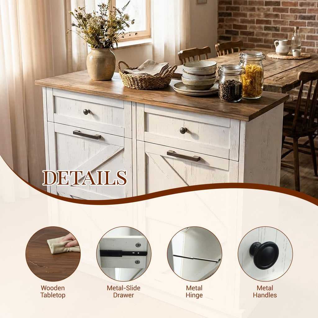 White Tilt-Out Trash Can Cabinet R580754