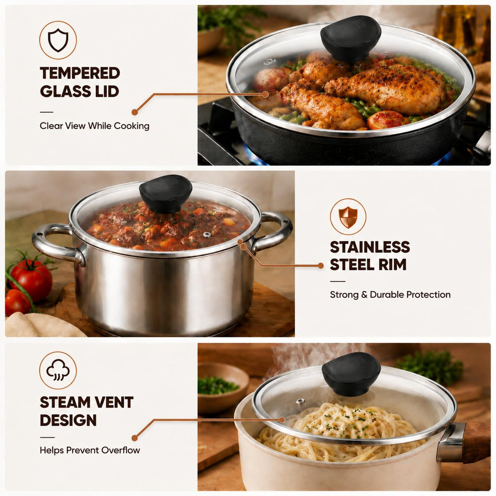 10 Inch Tempered Glass Pan Lid C5674